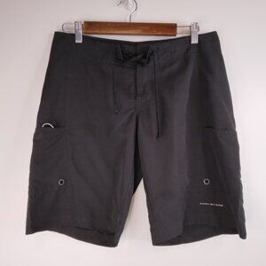 Columbia Omnishade Black Shorts Size 8